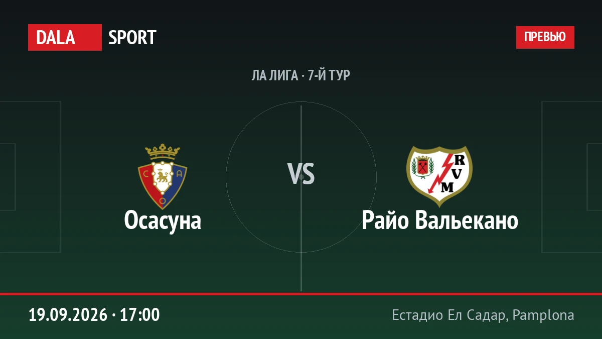 Осасуна — Райо Вальекано, Ла Лига