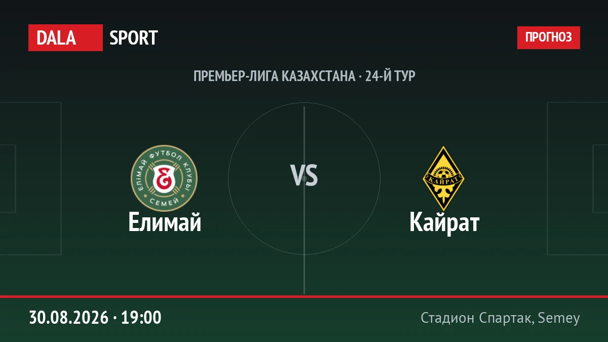 Елимай — Кайрат, Премьер-лига Казахстана