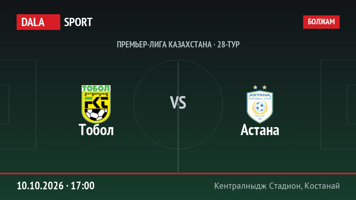 Тобол — Астана, Премьер-лига Казахстана
