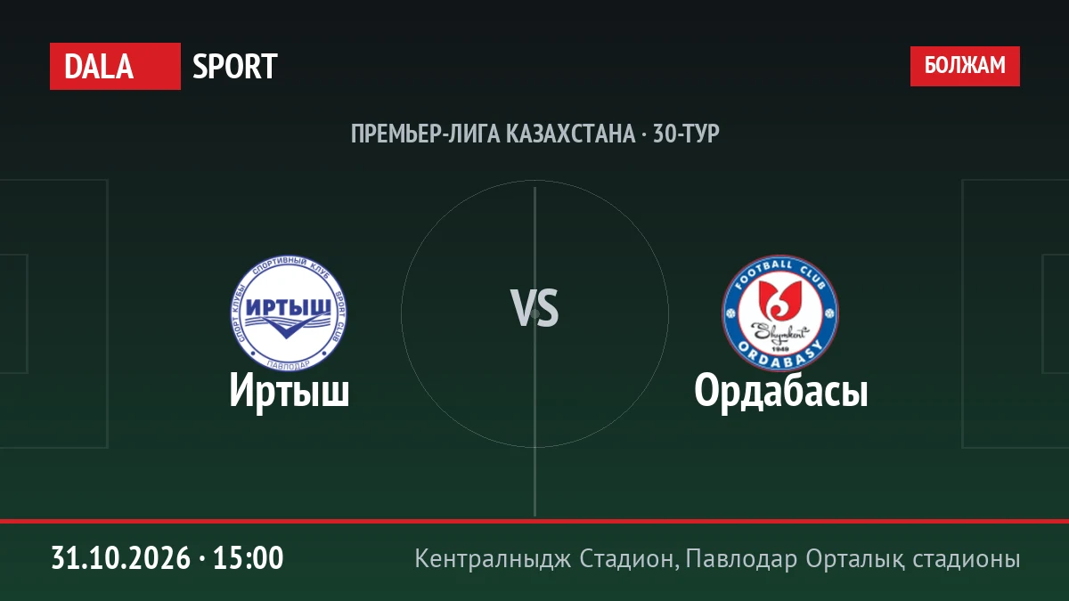 Иртыш — Ордабасы, Премьер-лига Казахстана