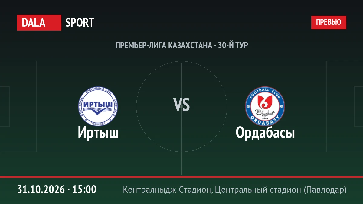 Иртыш — Ордабасы, Премьер-лига Казахстана