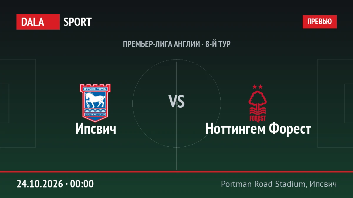 Ипсвич — Ноттингем Форест, Премьер-лига Англии
