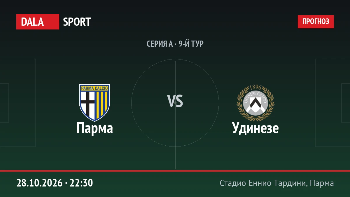 Парма — Удинезе, Серия А
