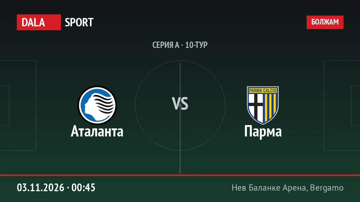 Аталанта — Парма, Серия А