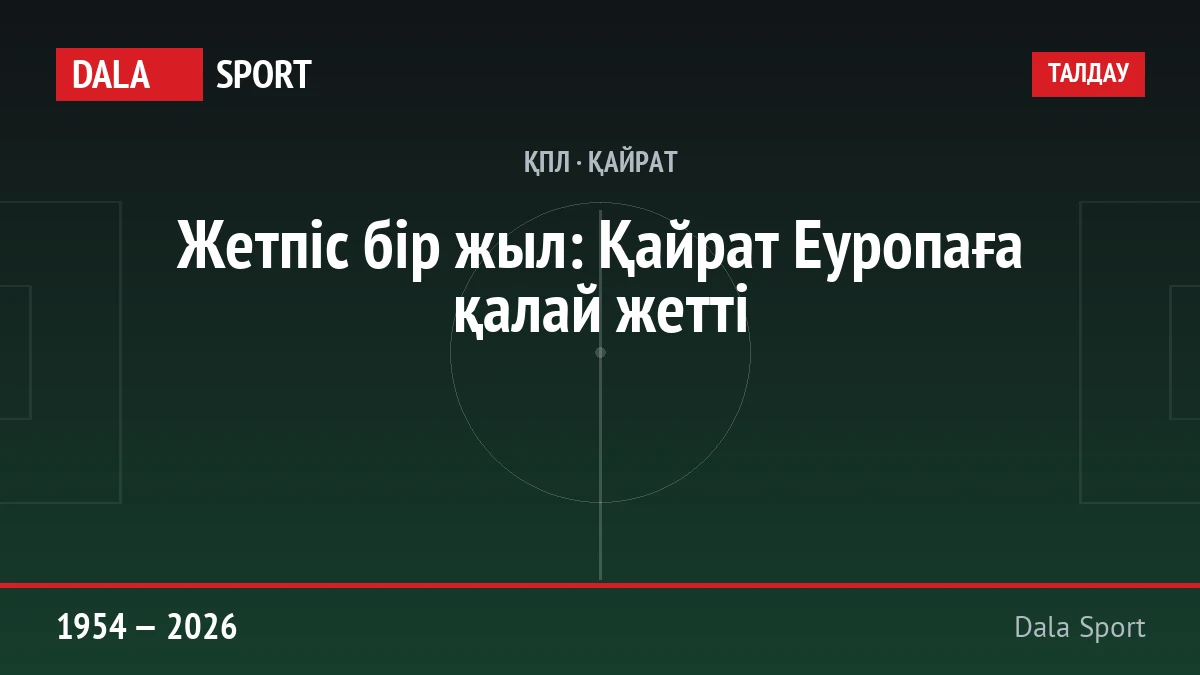 Алматы Қайраты: клуб тарихы сандармен